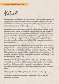 FF14 - FFxivWrite2024 Day 4